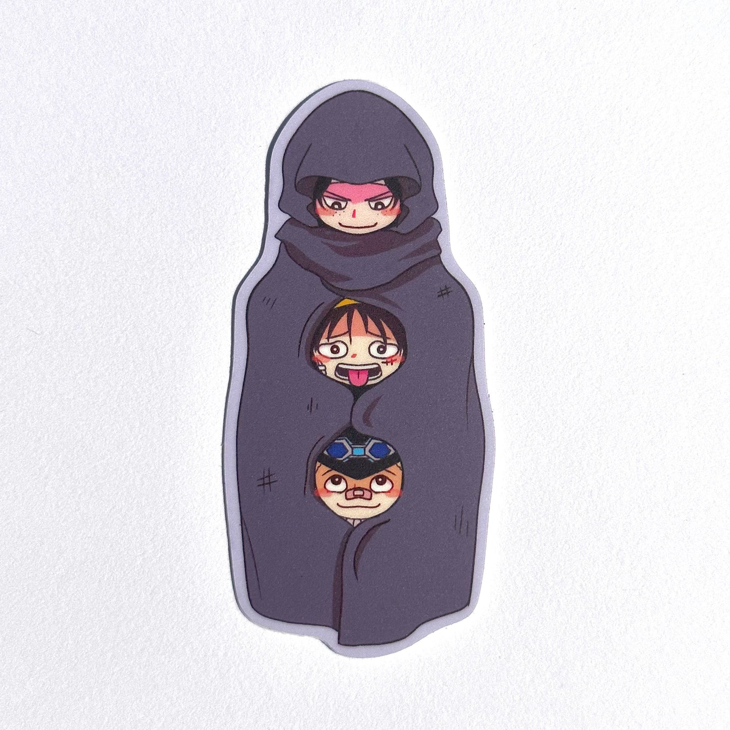 Ace Sabo Luffy ASL Vinyl Sticker