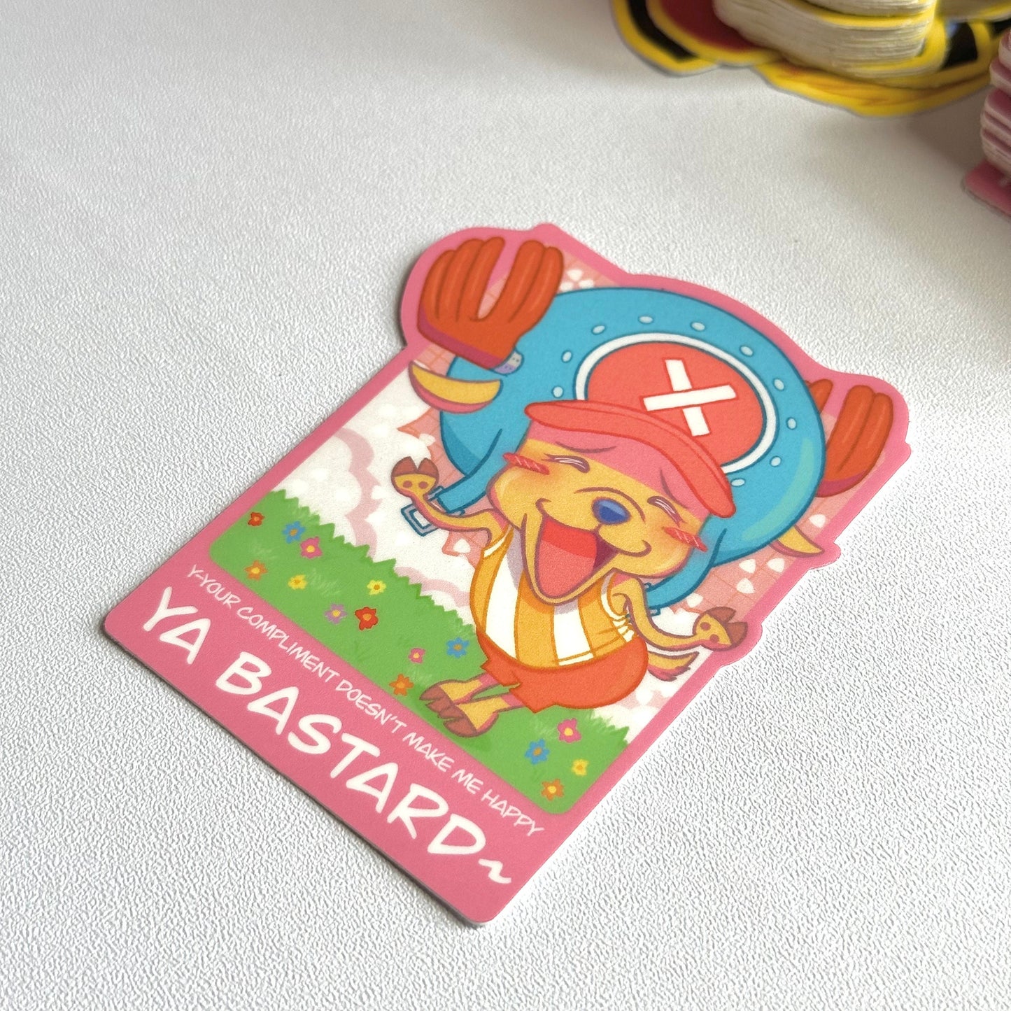 Chopper Embarrassed Vinyl Sticker