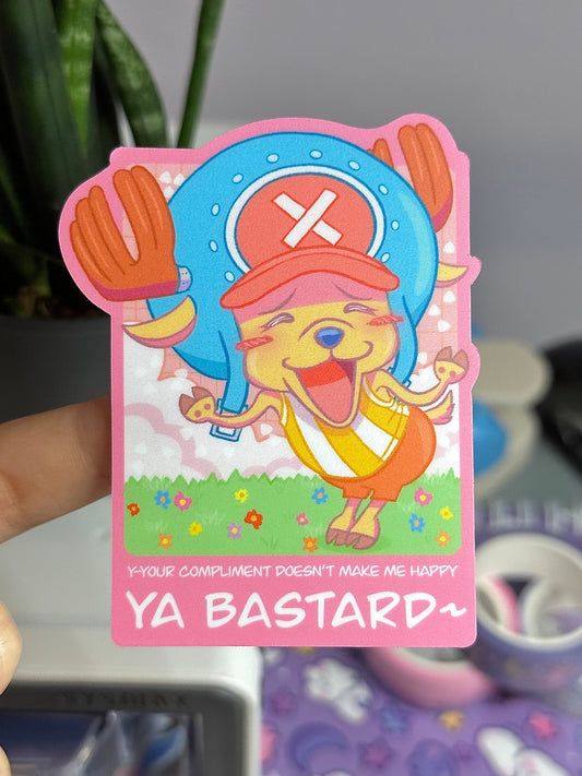 Chopper Embarrassed Vinyl Sticker