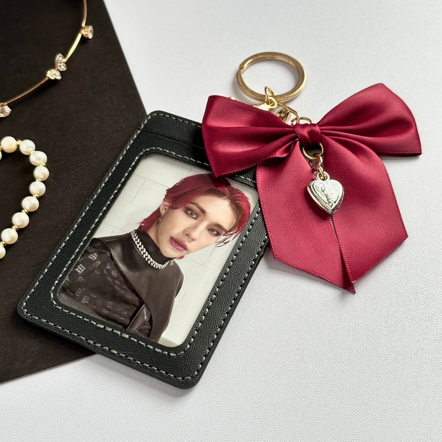 Photocard Holder with Simple Ribbon