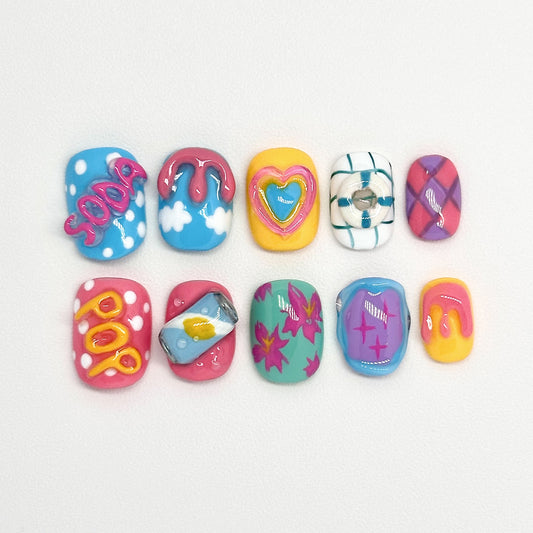 Soda Pop by Saja Boys Nail Set
