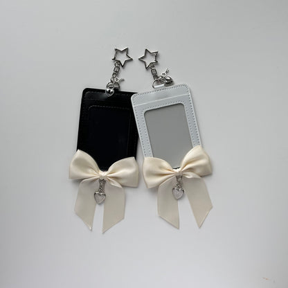 Photocard Holder w/ Bow and Heart Charm