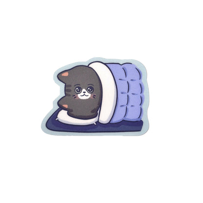 Cute Cat Sleeping Vinyl Sticker