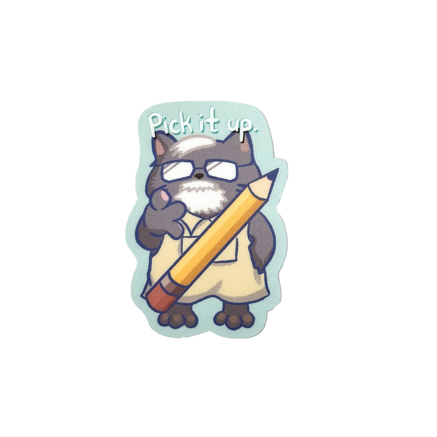 Hayao Miyazaki "Pick it up" Meme Vinyl Sticker