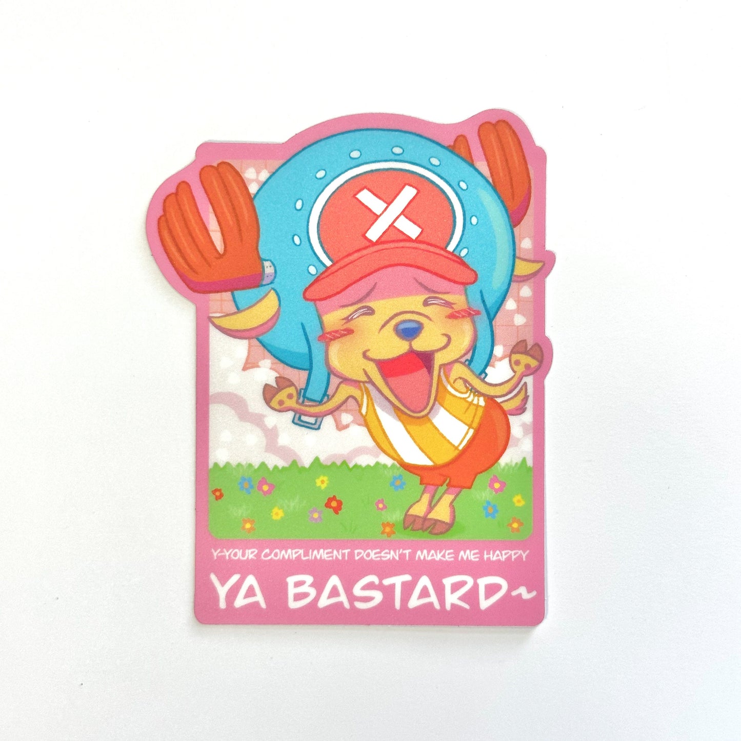 Chopper Embarrassed Vinyl Sticker