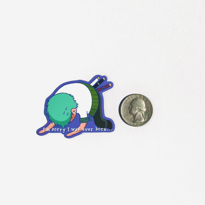 Zoro Depressed Vinyl Sticker